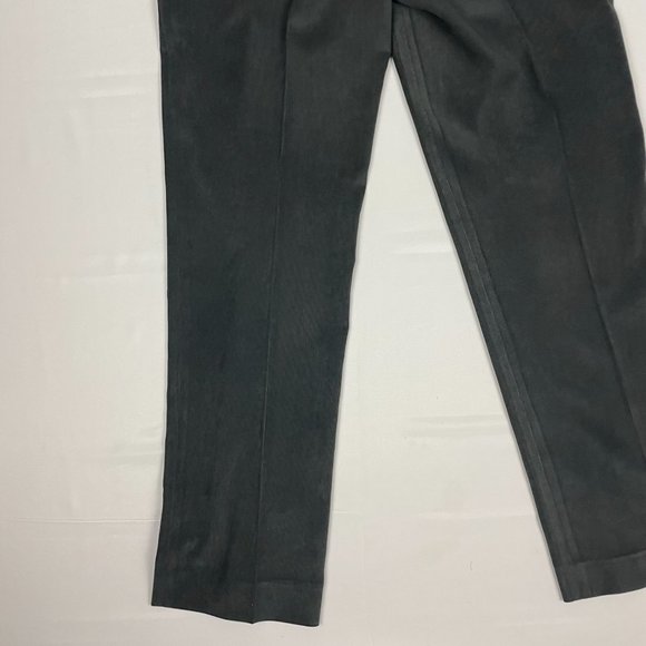 Vintage Cordovan & Grey Ltd. Corduroy Pants Men's 34x 32 Black Pleated Front - Picture 10 of 12